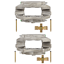 Rear, Driver and Passenger Side Brake Caliper, All Wheel Drive, 4 Piston; With Metal Piston