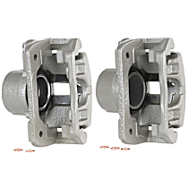 Front, Driver and Passenger Side Brake Caliper, Front Wheel Drive, With Metal Piston, Supplied With Mounting Bracket