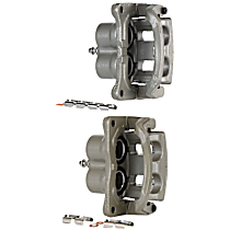 Front, Driver and Passenger Side Brake Caliper, All Wheel Drive, With Metal Piston, Supplied With Mounting Bracket