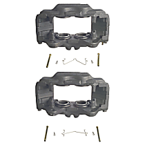 Front, Driver and Passenger Side Brake Caliper, Four Wheel Drive, With Metal Piston