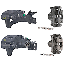 Front and Rear, Driver and Passenger Side Brake Caliper, Front Wheel Drive, With Metal Piston, Supplied With Mounting Bracket