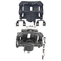 Front, Driver and Passenger Side Brake Caliper, Front Wheel Drive, With Metal Piston, Supplied With Mounting Bracket
