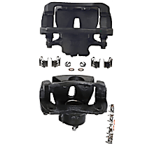 Front, Driver and Passenger Side Brake Caliper, Front Wheel Drive, With Metal Piston, Supplied With Mounting Bracket