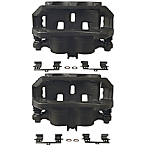 Front, Driver and Passenger Side Brake Caliper, All Wheel Drive, With Metal Piston; With Mounting Bracket