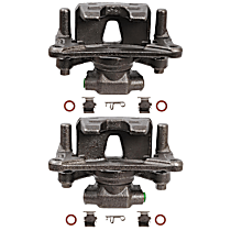 Rear, Driver and Passenger Side Brake Caliper, All Wheel Drive, With Metal Piston; With Mounting Bracket