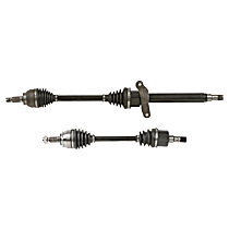 Front, Driver and Passenger Side Axle Assembly, Naturally Aspirated, 1.6L 4Cyl Manual, Transaxle