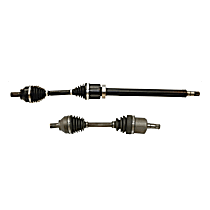Front, Driver and Passenger Side Axle Assembly - Remanufactured Set of 2