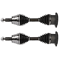 SET-A1661325HD-2 Front, Driver and Passenger Side Axle Assembly - New Set of 2