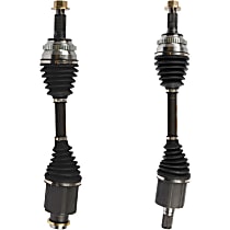 Front, Driver and Passenger Side Axle Assembly, Supplied with Standard Neoprene Outboard Boot, New, New Series