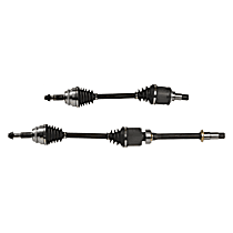 SET-A1665305 Front, Driver and Passenger Side Axle Assembly - New Set of 2