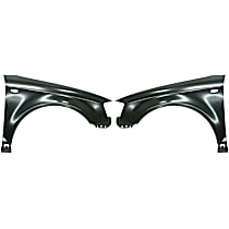 Front, Driver and Passenger Side Fenders, With turn signal light hole, For Models With Side Marker Light