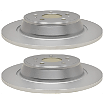 SET-AC18A81013AC-2 Rear Brake Disc, Plain Surface
