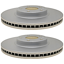 SET-AC18A81014AC-2 Front Brake Disc, Plain Surface