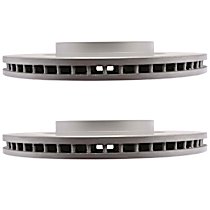 SET-AC18A82152AC-2 Front Brake Disc, Plain Surface, 6 Lugs 344.93 mm Advantage Series