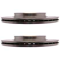 SET-AC18A82459A-2 Rear Brake Disc, Plain Surface