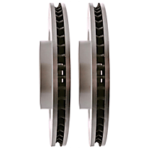 SET-AC18A82615A-2 Front Brake Disc, Plain Surface