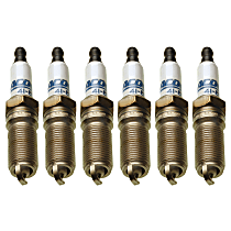 Spark Plug, Gap .050, Set of 6, 6 Cyl 2.7L, Professional Platinum Series - 