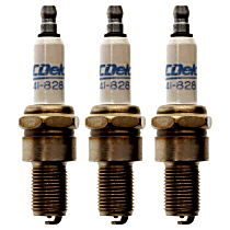 SET-AC41-828-3 Spark Plug, Set of 3, 3, 0.5, Professional Platinum Series