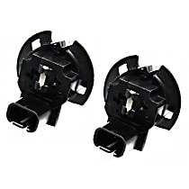 OE Replacement Series Bulb Socket - Parking light/turn signal light, Direct Fit, Set of 2