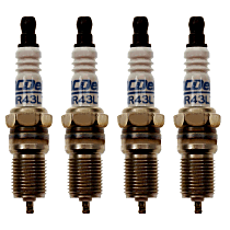 SET-ACMR43LTS-4 Spark Plug, Set of 4, Professional Conventional Series