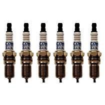 SET-ACMR43LTS-6 Spark Plug, Set of 6, Professional Conventional Series