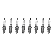 Spark Plug, FI, Set of 8, 8 Cyl 5.8L, Professional Conventional Series - 