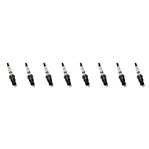 Spark Plug, FI, Set of 8, 8 Cyl 5.0L, Professional Conventional Series - 