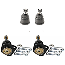 Front, Driver and Passenger Side, Upper and Lower Ball Joint