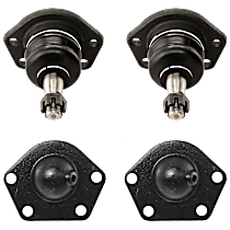 Front, Driver and Passenger Side, Upper and Lower Ball Joints