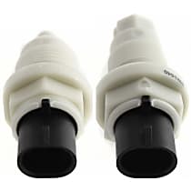 Speed Sensor - With 2-Prong Pin Male Terminal and 1-Female Connector, Set of 2