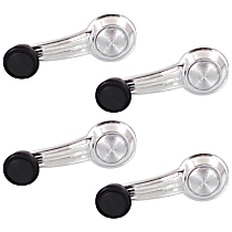 Front and Rear, Driver and Passenger Side Window Crank