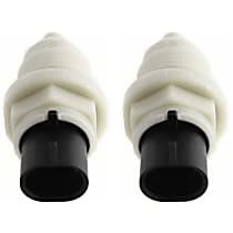 Speed Sensor - Set of 2, With 2-Prong Pin Male Terminal and 1-Female Connector