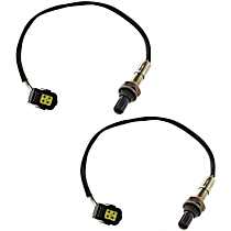 Before or After Catalytic Converter, Driver and Passenger Side Oxygen Sensors, 4-wire