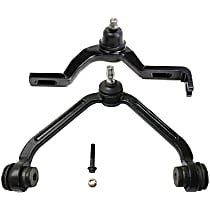 Front, Driver and Passenger Side, Upper Control Arms, 2-Piece Design, Adjustable