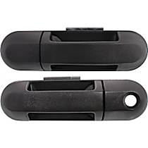Front, Driver and Passenger Side Textured Black Exterior Door Handle, 4-Door, Sport Utility