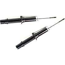 Front, Driver and Passenger Side Bare Strut, 4WD, Low Gas Charged Unit - Slow Strut Rod Extension