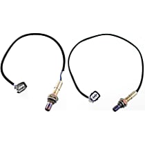 After Catalytic Converter, Front and Rear Oxygen Sensor, Set of 2, 4-wire