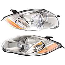 Driver and Passenger Side Halogen Headlight, With bulb(s), Built Before 1/12/07 Production Date, OE Replacement