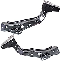 Driver and Passenger Side Headlight Bracket, CAPA Certified