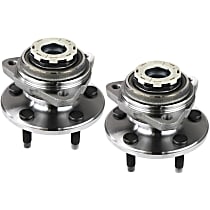 Wheel Hubs, For trucks with Four Wheel Drive and 2 wheel ABS/Rear ABS only
