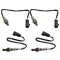 Before Catalytic Converter Oxygen Sensor, Set of 4, 4-wire, 2.5L, 6Cyl