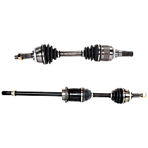 Front, Driver and Passenger Side Axle Assembly, Automatic Transmission