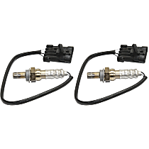 Before Catalytic Converter, Driver and Passenger Side Oxygen Sensors, 4-wire