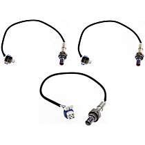 Before Catalytic Converter, Front and Rear and After Catalytic Converter, Front Oxygen Sensors, 4-Wire, 8 Cylinder, 4.6L Engine