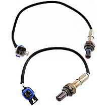 Before and After Catalytic Converter Oxygen Sensors, 4-Wire, 6 Cylinder