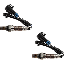 After Catalytic Converter, Driver and Passenger Side Oxygen Sensors, 4-wire, Except Canada Built Vehicle
