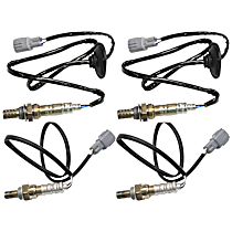 Before Catalytic Converter Oxygen Sensor, Set of 4, 4-wire, 2.2L, 4Cyl
