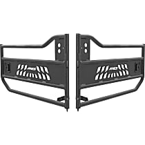 SET-ARS25009 Rock Door - Powdercoated Textured Black, Aluminum, Direct Fit, Set of 2