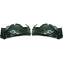 Front, Driver and Passenger Side, Rear Section, Fender Liner