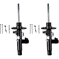 Front, Driver and Passenger Side Shock, With Electronic Suspension